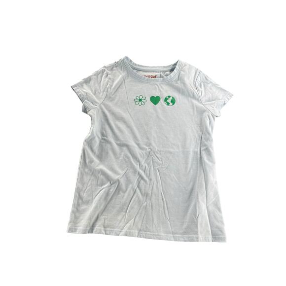 Cat & Jack Girls Black White Set of 2 T-Shirt Bundle Youth Size Medium 8 - Picture 5 of 5